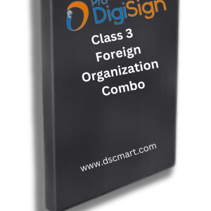 Pro DigiSign Class 3 Foreign Organization Combo